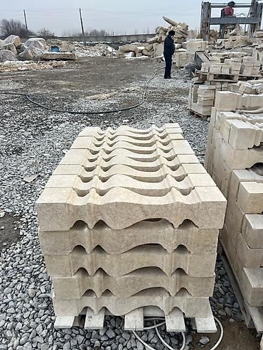 Фасадные плиты Сары-Таш (Травертин): Табигый таш - узакка чыдамдуу жана кооз! — 8