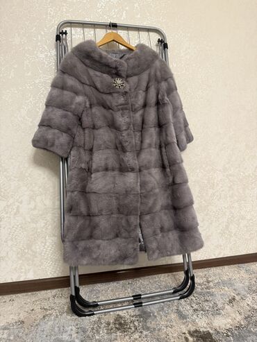 Шубы: Шуба, Норка, По колено, L, M — 3