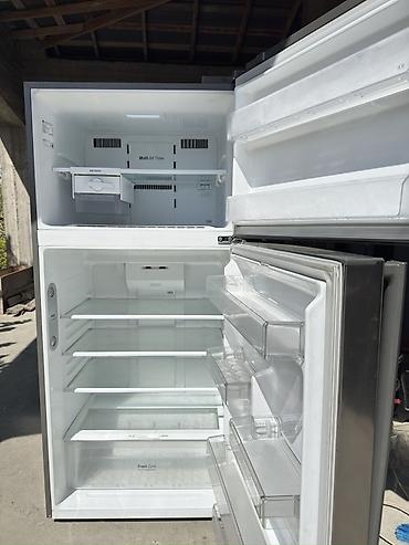 ucuz mini soyuducular: LG iki qapılı soyuducu (yuxarıda dondurucu), paslanmayan polad (inox) — 2