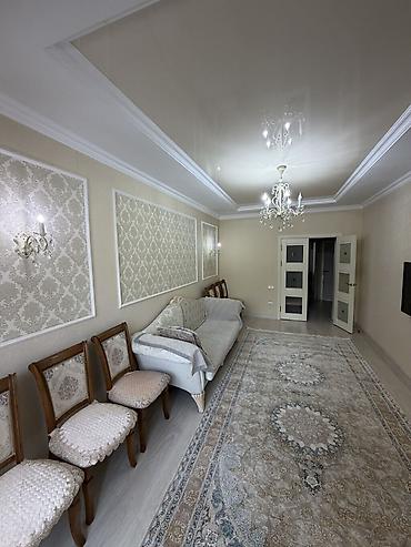 Продажа квартир: 3 комнаты, 80 м², Аламедин-1 мкр Индивидуалка, 3 этаж, Дизайнерский ремонт — 1