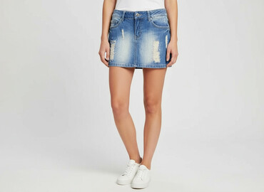 kurtki jeansowe stradivarius: Spódnica damska, rozmiar M