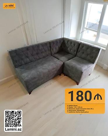 Divanlar: Mətbəx divanı – LAMINI - Ölçü: 170 × 120 sm - Mexanizm: Açılan — 1