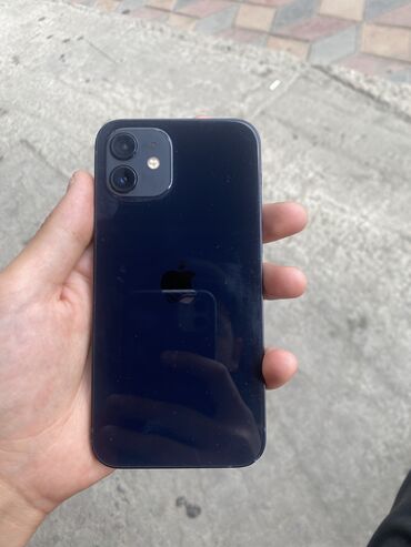 купить бу редми нот 10 про: IPhone 12, Колдонулган, 128 ГБ, Blue Titanium, Каптама, 78 %