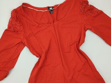 eleganckie granatowa bluzki: Blouse, H&M, L (EU 40), condition - Good