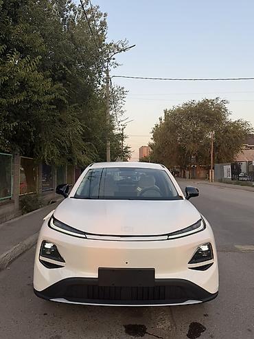 tesla model x: Электромобиль кроссовер, белый кузов, 5 дверей. Современный — 2