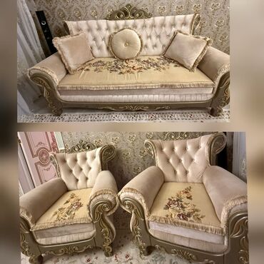 угловой диван в баку: İşlənmiş, Divan, 2 kreslo