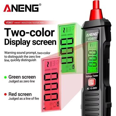 Multimetri: Voltmetar Tester napona Detektor Aneng VD807 Pametni voltmetar — 2