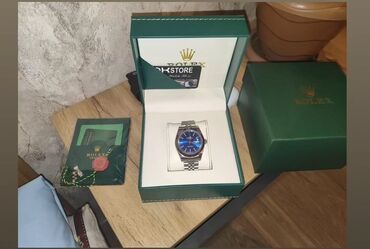 Физика: Наручные часы, Rolex, цвет - Синий