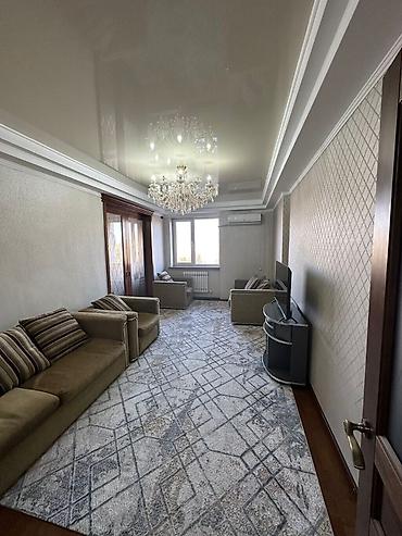 binar: 2 комнаты, 73 м², Асанбай мкр Элитка, 7 этаж, Свежий ремонт — 4