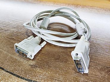 iphone cable: Кабель DVI-I на DVI-I, 1.7 метра. Рабочий. Это не новодельный, это тот — 1