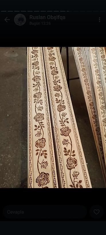 Məhəccər balyansları: Sade ve Bezekli Obşifka, Plintuslarin Topdan ve Perakenden Satisi, Her — 9