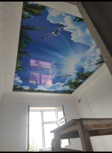 Натяжной потолок: Натяжной потолок 3D потолки, Глянцевое, Матовое Бесплатная консультация, Демонтаж, Бесплатный замер — 2