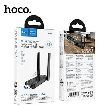 Модемы и сетевое оборудование: Двухдиапазонный адаптер Wi-Fi HOCO HI34 — современная модель для — 9