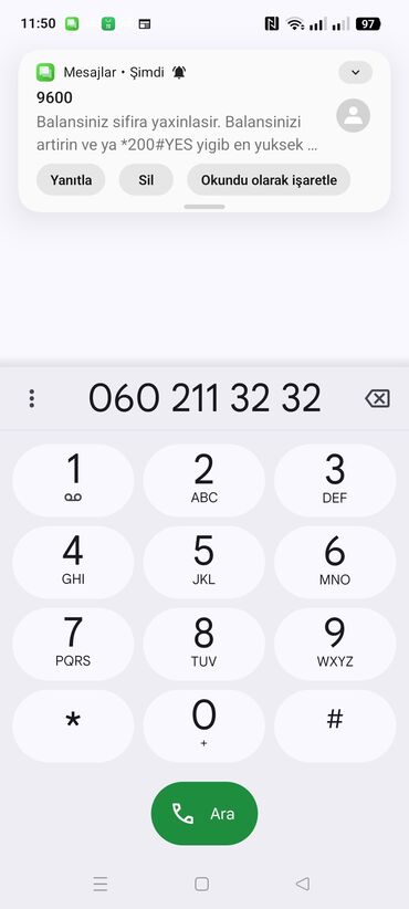 sim nomrelerin satisi ve qiymetleri: Nömrə: ( 060 ) ( 2113232 )