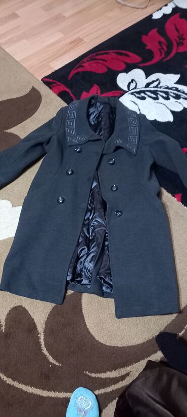 qadın qış paltoları: Palto 2XL (EU 44), rəng - Boz