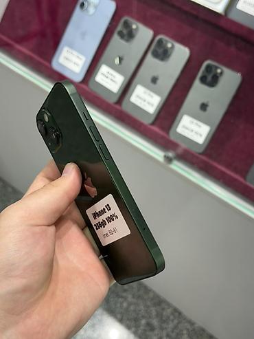 iphone 10 pro max: IPhone 13, Б/у, 256 ГБ, Alpine Green, Защитное стекло, Чехол, Кабель, В рассрочку, 100 % — 3