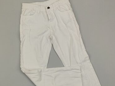 biała bluzka 140: Spodnie jeansowe, Destination, 10 lat, 140, stan - Dobry