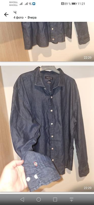 рубашка: Мужская рубашка, Tommy Hilfiger, 2XL, цвет - Синий — 2