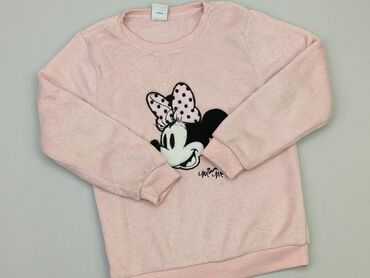 pudrowy roz sweterek: Bluza, Disney, 10 lat, 134-140 cm, stan - Dobry