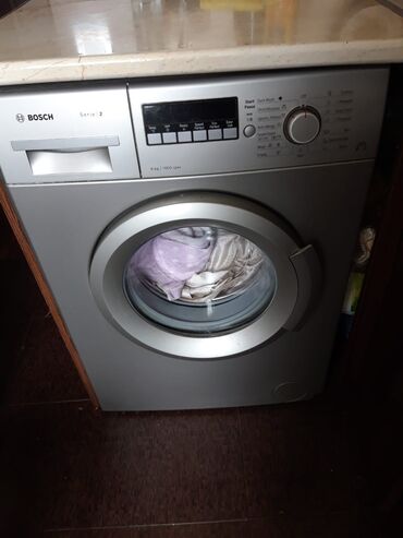 стиральная машина с фронтальной загрузкой: Paltaryuyan maşın Bosch, 6 kq, Avtomat, Qurutmasız