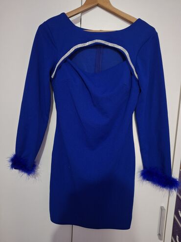 prsluci sa grejacima: One size, color - Blue, Evening, Long sleeves