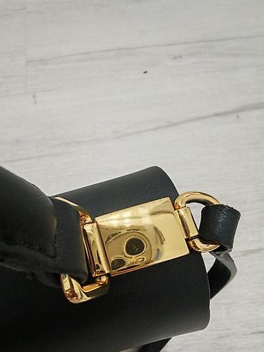 furla candy bag: Predivna crna MONA torba od prirodne junece koze Dimenzije - 25 x 13 — 7