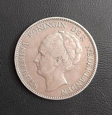 Монета 1 гульден 1929, Серебро/Нидерланды lalafo.kg да Монета 1 гульден 1929, Серебро/Нидерланды