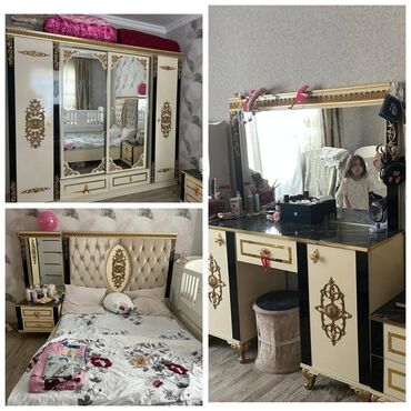 Salon, tibbi mebel: İkinəfərlik çarpayı, Dolab, Termo, 2 tumba, İşlənmiş
