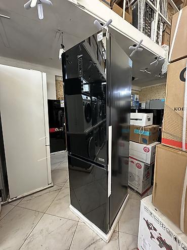 Холодильники: Холодильник Midea Nature Collection с зеркальной черной дверью и — 13