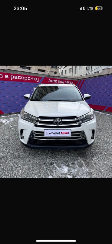 Toyota: Toyota Highlander: 2018 г., 3.5 л, Автомат, Гибрид, Внедорожник