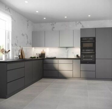 Sifarişlə mətbəx mebeli: Sifarişlə mətbəx dəsti, Özü çəkən petlələr, Sadə laminat, Kredit var, Rayonlara çatdırılma, Pulsuz çatdırılma — 28