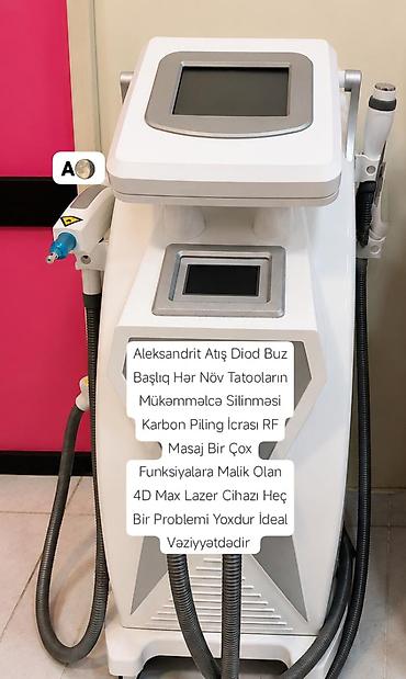4dmax lazer aparatı aleksandrit atış. diod buz başlıq hər növ lalafo.az -da 4dmax lazer aparatı aleksandrit atış. diod buz başlıq hər növ