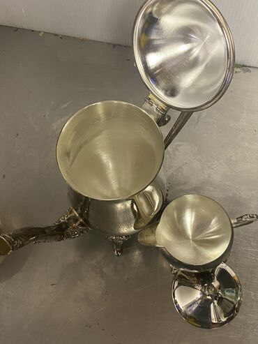 Qəhvə dəstləri və servizlər: Qəhvə dəsti, rəng - Gümüşü, Metal — 10