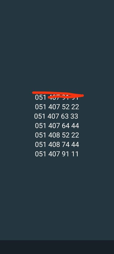 Powerbanklar: Nömrə: ( 051 )