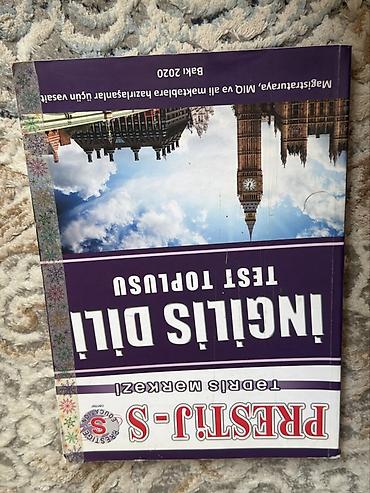 Kitablar və jurnallar: **İngilis dili test toplusu** Tədris mərkəzi və hazırlıq məqsədli — 1