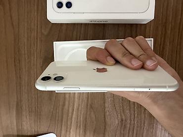yeni iphone: IPhone 11, 128 GB, Ağ, Barmaq izi, Face ID — 5