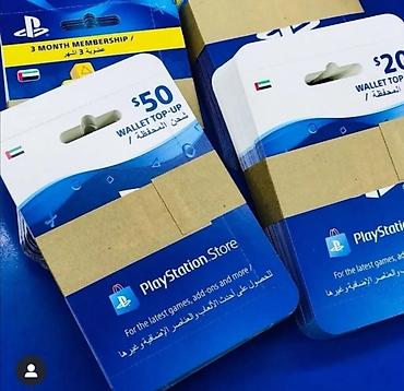 video reqistrator: PlayStation Store hədiyyə kartları və üzvlüklər - Növlər: Wallet — 1