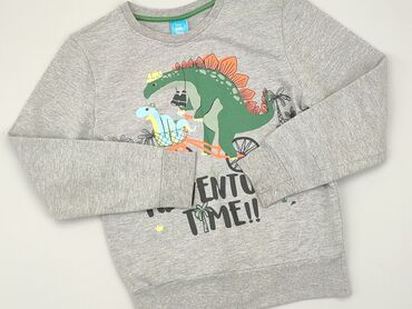 sweterek z odkrytym ramieniem: Sweatshirt, Little kids, 9 years, 128-134 cm, condition - Good