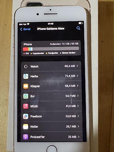 82 ekran tv ikinci el: IPhone 8 Plus, 64 GB, Qızılı — 4