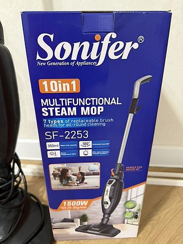 Sonifer SF-2253 10-in-1 Multifunksional Buxarlı Mop Xüsusiyyətlər: -