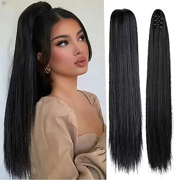 Perike i klipse: Ekstenzija rep (clip-in) – duga talasasta kosa - Tip: sintetička — 25