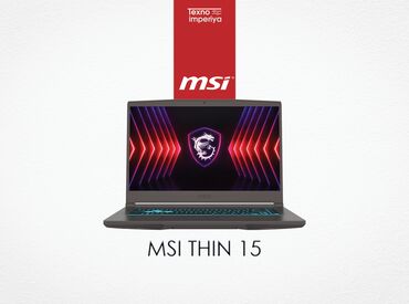 ASUS: Yeni MSI, 15.6 ", Intel Core i5, 512 GB, Pulsuz çatdırılma