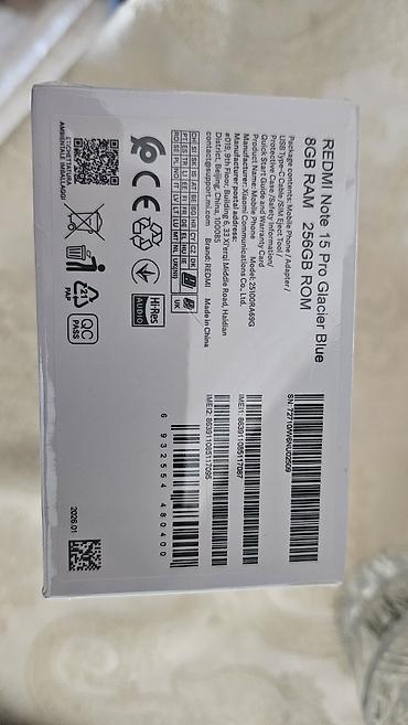 iphone 1 pro: Redmi, Redmi Note 15 Pro, Новый, 256 ГБ, цвет - Голубой, 2 SIM — 3