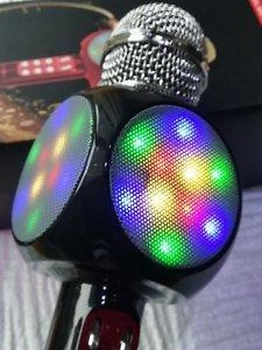 Zvučnici, slušalice i mikrofoni: Bežični karaoke mikrofon sa zvučnicima i LED osvetljenjem – model — 12