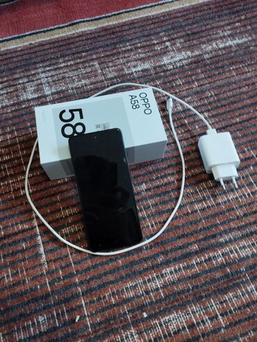 Oppo A58 4G, 128 GB, rəng - Qara, Zəmanət, Barmaq izi, İki sim kartlı