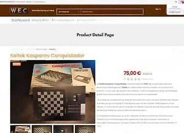 Društvene igre: Saitek Kasparov Conquistador – elektronski šah računar - Samostalna — 12