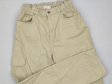 spodnie cargo szare pull and bear: Sinsay, Spodnie cargo damskie, rozmiar M — 1