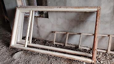 taxta qapilar: Ağ rəngli taxta qapılar və taxta qutu/çərçivələr - Material: massiv — 3