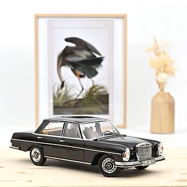 odece: 🚗 Mercedes Benz 280 SE 1968 – Crna – Die Cast Norev Norev Mercedes — 1