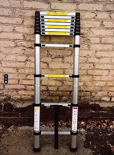 Другие товары для дома: Лестница телескопическая материал: алюминий нагрузка: до 120 кг at lalafo.kg — 7 Другие товары для дома: Лестница телескопическая материал: алюминий нагрузка: до 120 кг — 7